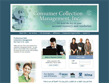 Tablet Screenshot of consumercollection.com